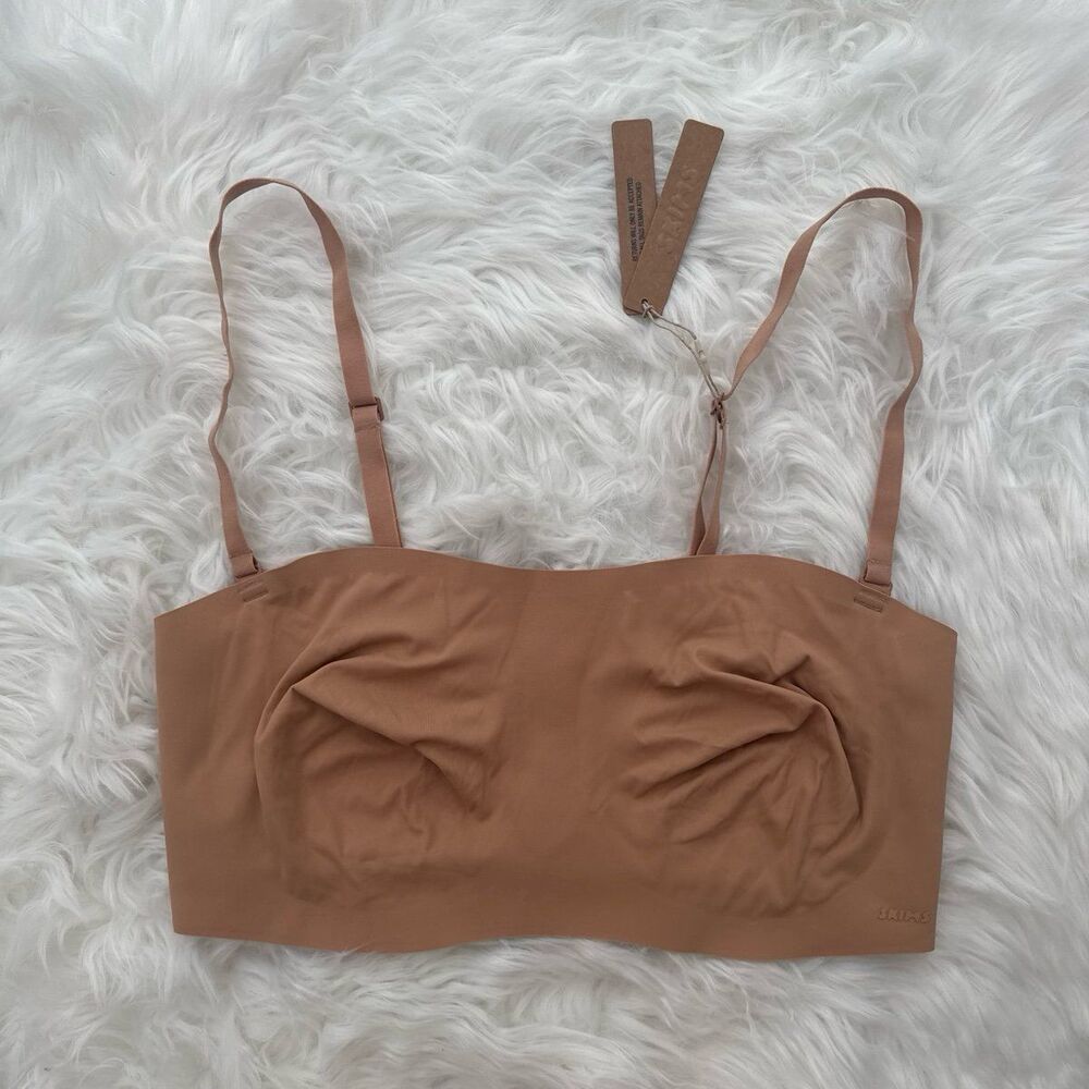 SKIMS Naked Bandeau Bra in Tan